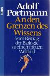 Portmann, An den Grenzen des Wissens